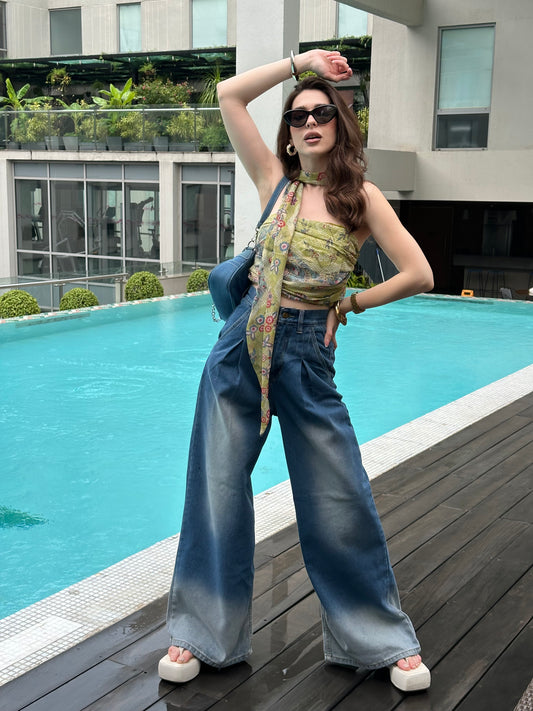 Combo: Victorian Top With Homie Denims