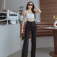 Wider Bottom High Waist Pants