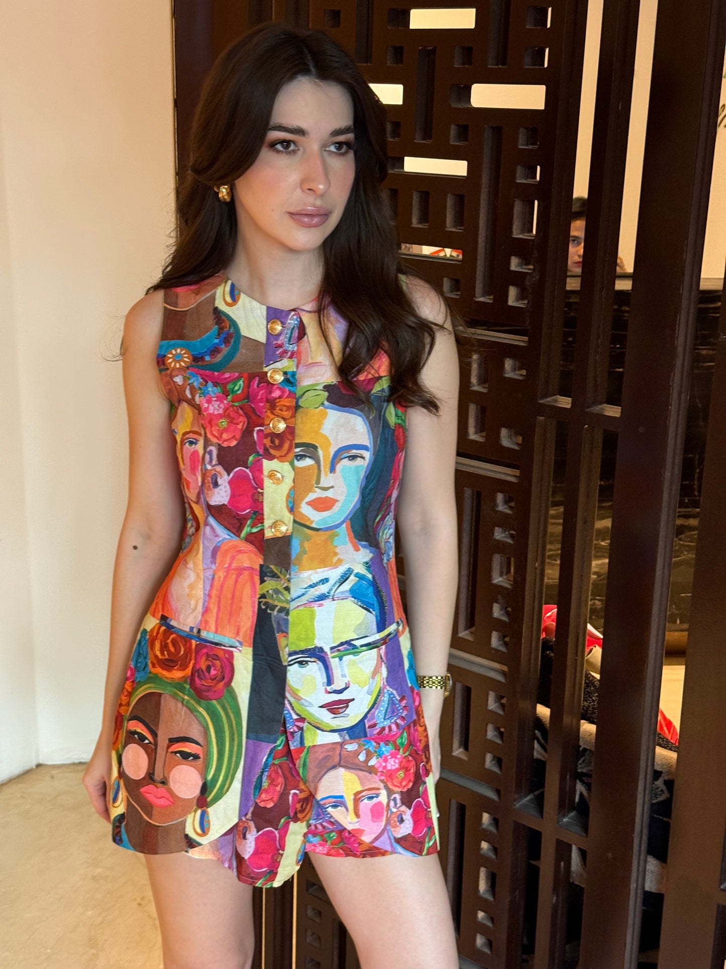Funky Waistcoat With Skorts