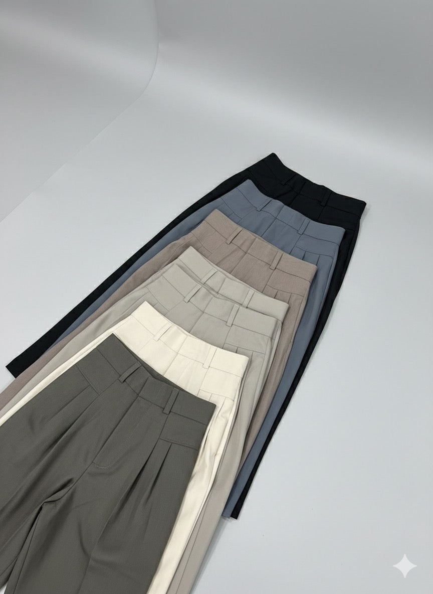 Pleated Dad Pants