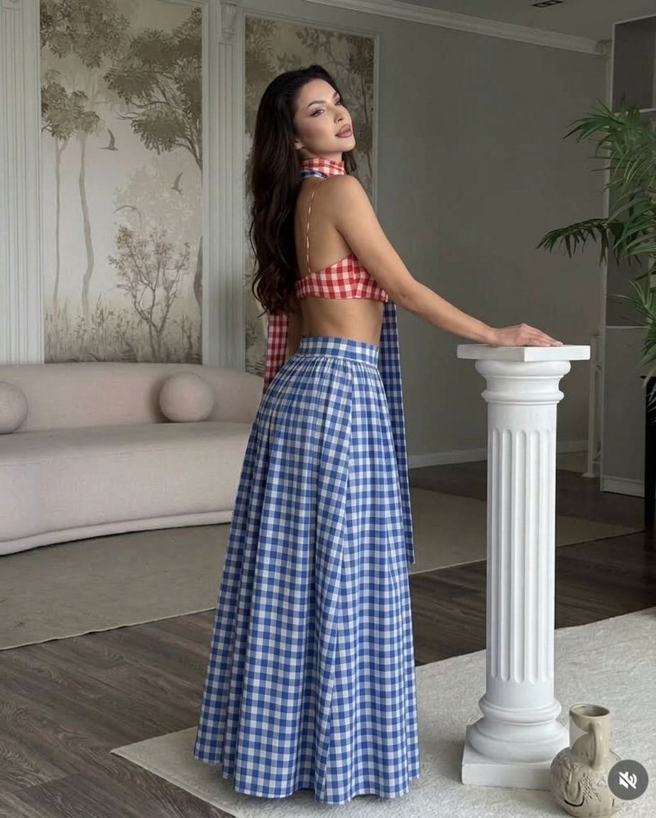 Color Confused Skirt Co-ordinates