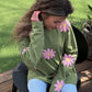 Crochet Flower Full Sleeves Top (Set Of 2)
