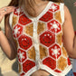 Mustard Crochet Vest