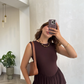 Sleeveless Stretchable Jumpsuit