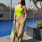 Tropical Pants With Bag & Bodysuit