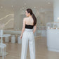 Empire Waist Wide Leg Pants