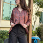 Checked Blazer With Waist Coat