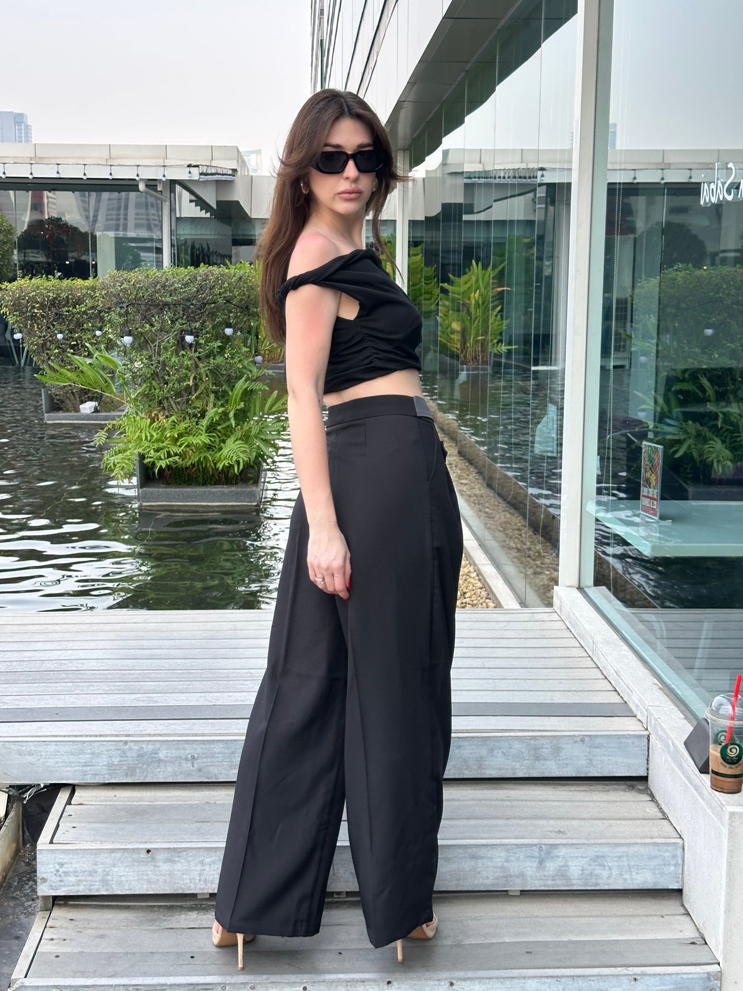 Criss-Cross Pants