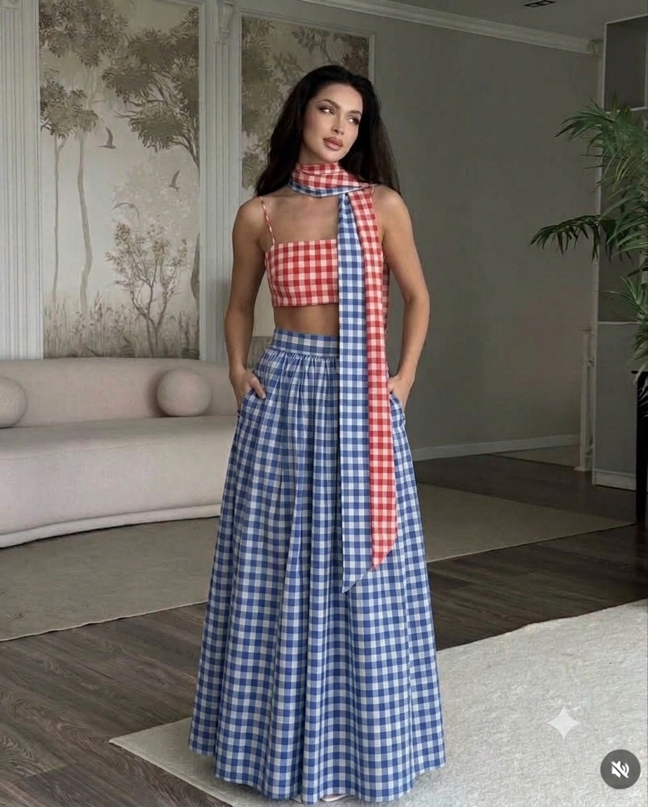 Color Confused Skirt Co-ordinates