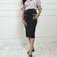 Combo Deal: Basic Mauve Shirt With Corporate Skirt