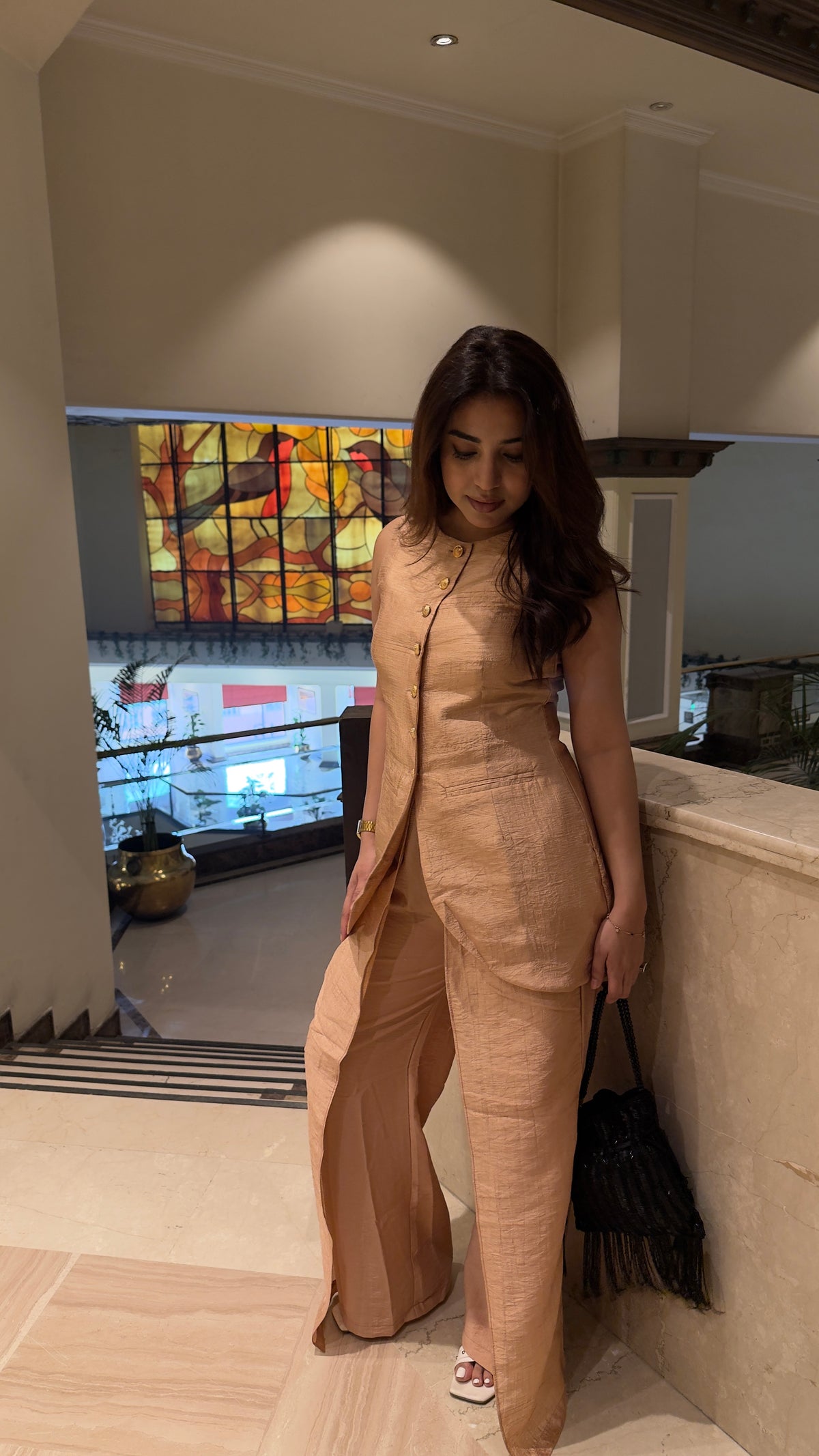 Festive Waistcoat With Layered Pants
