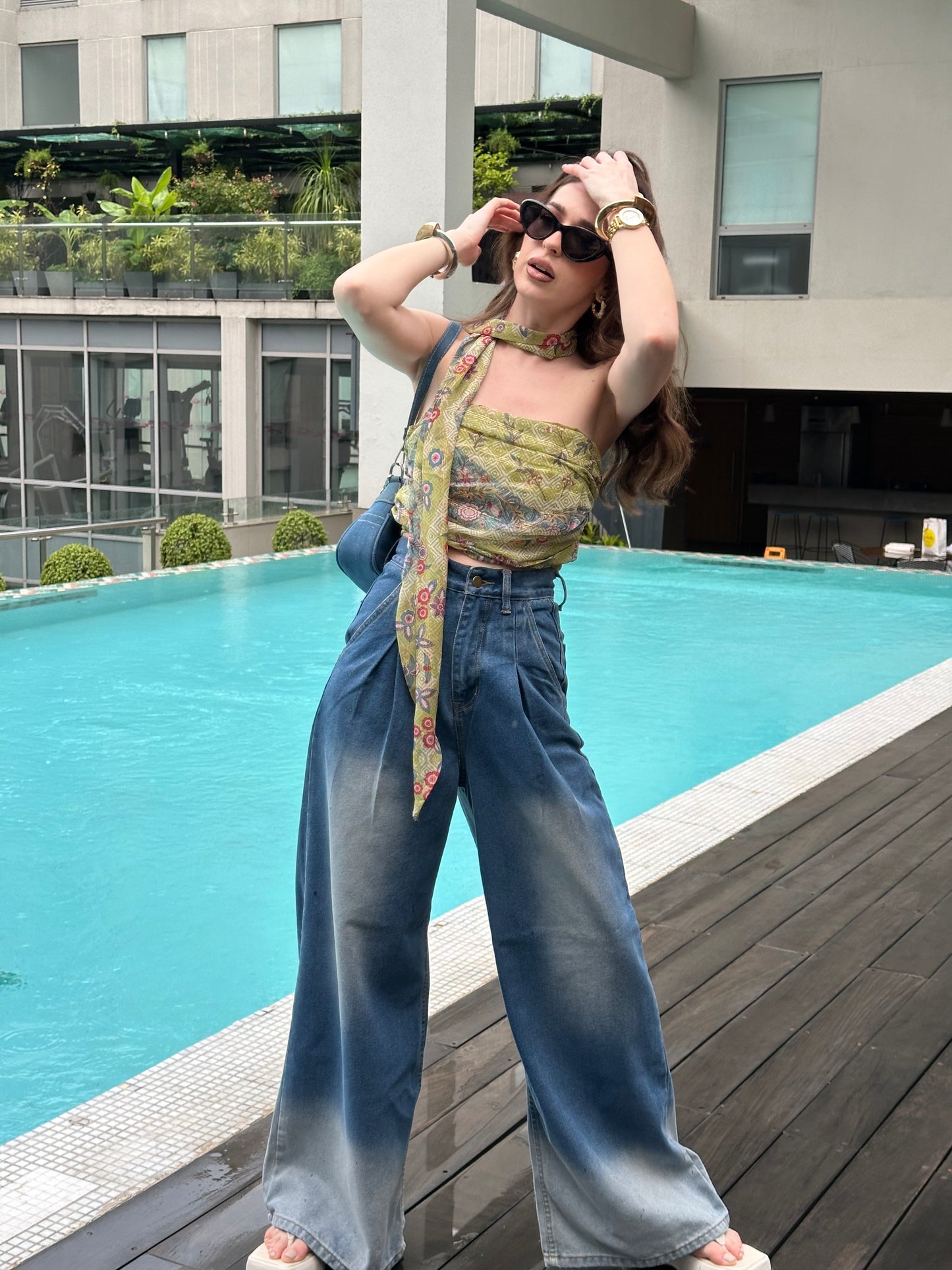 Combo: Victorian Top With Homie Denims