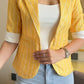 Striped Blazer With Tank Vest