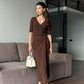 Wrap Around Midi Dress