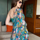 Abstract Printed Festival Fusion Co-ordinates