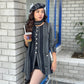 European Winter Coat With Muffler & Beret