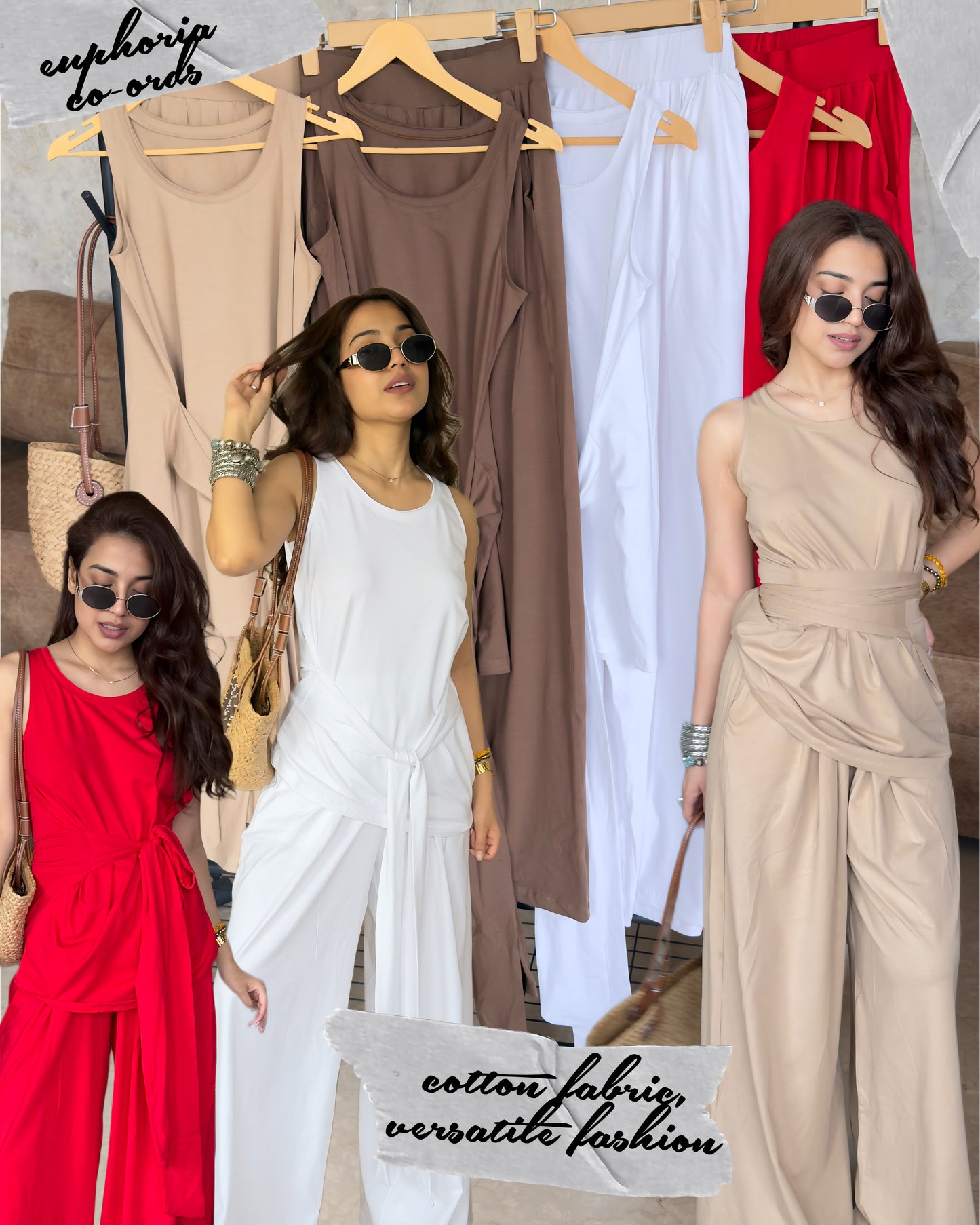 Euphoria Loose Fit Cotton Co-ords