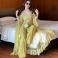 High Corset Waist Wide Leg Pants
