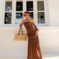 Cinderella Body-Hug Long Dress