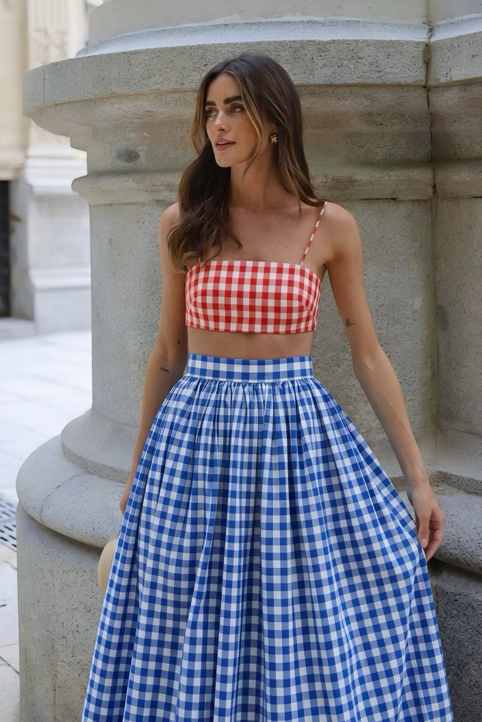 Color Confused Skirt Co-ordinates