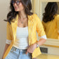 Striped Blazer With Tank Vest