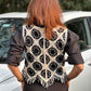 Crochet Retro Knitwear Vest Without Shirt