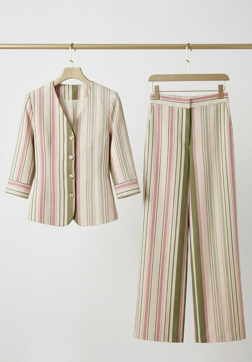 Quarter Sleeve Pastel Corporate Set