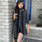 European Winter Coat With Muffler & Beret