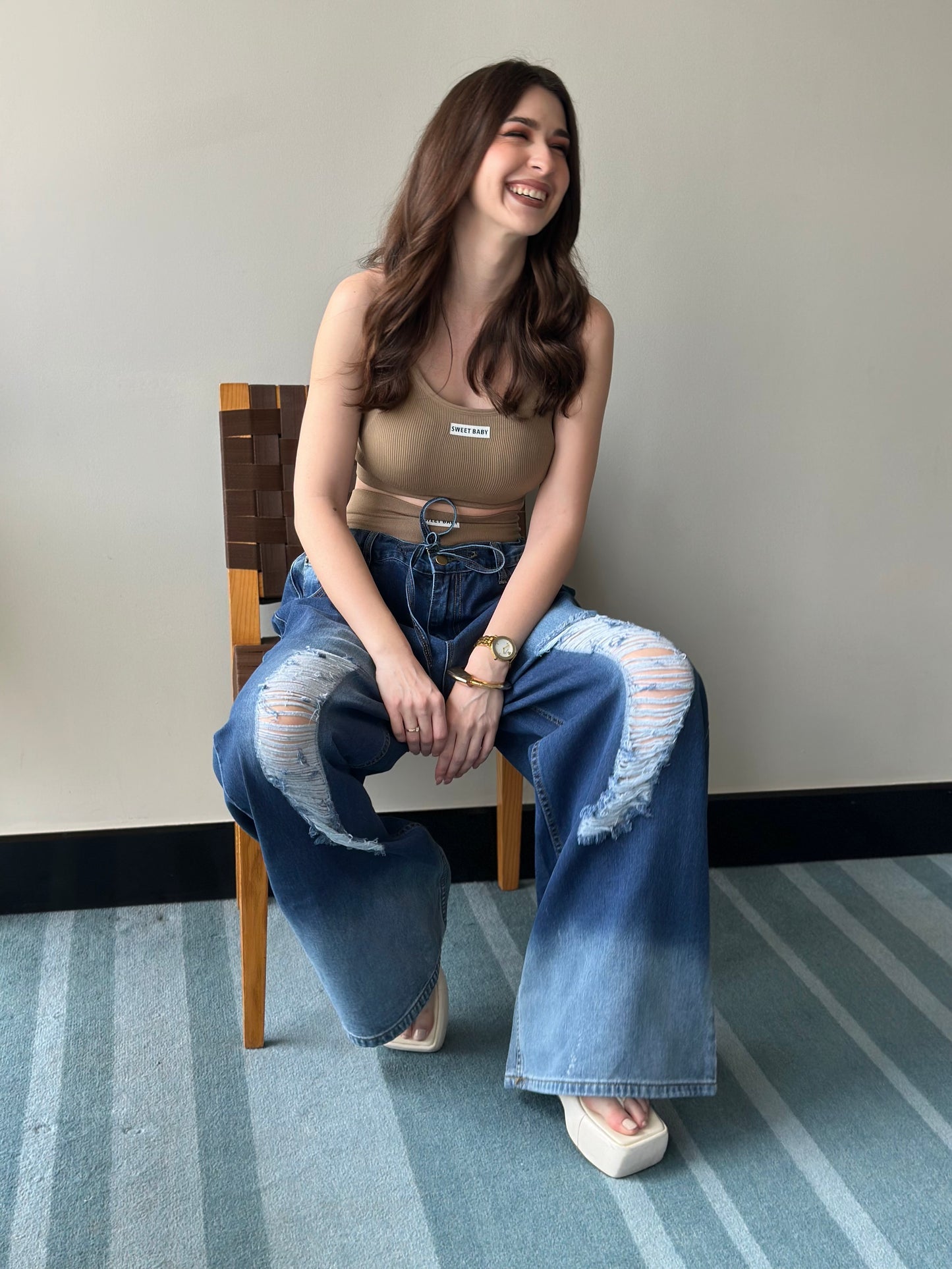 Bougie Distressed Big Denims