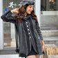 European Winter Coat With Muffler & Beret