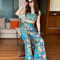 Abstract Printed Festival Fusion Co-ordinates
