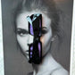 Purple Tint Black Framed Rectangle Shades