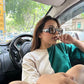 Black Rectangle Framed Sunglasses