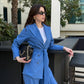 Aristocratic Blue Blazer Set