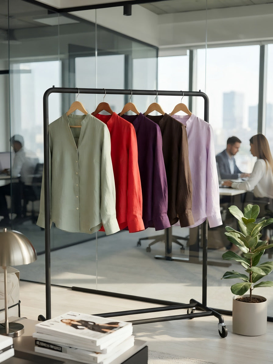 Week Day Cotton Shirts (Set Of 5)