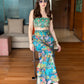 Abstract Printed Festival Fusion Co-ordinates