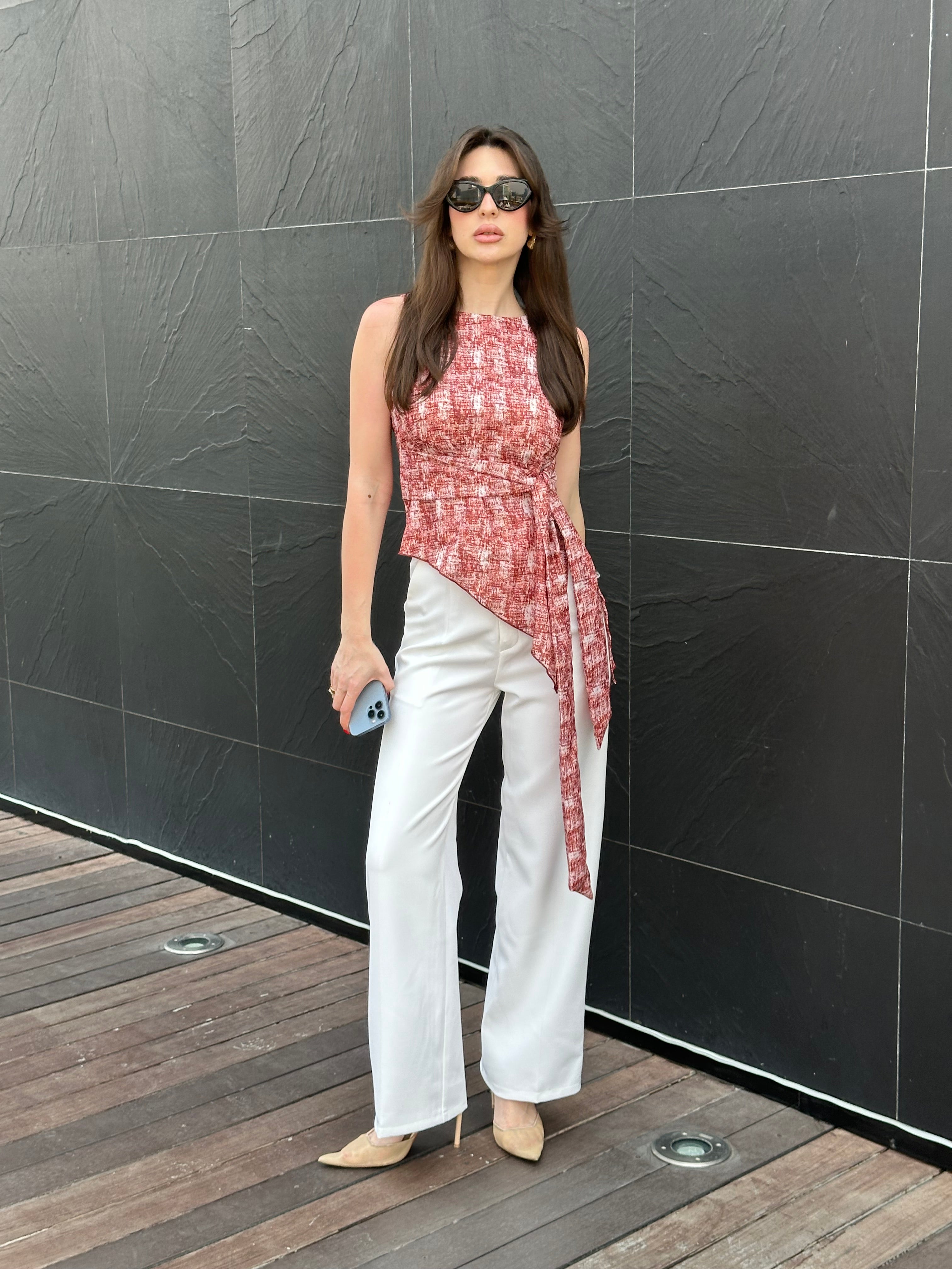 Rust & White Combo Set