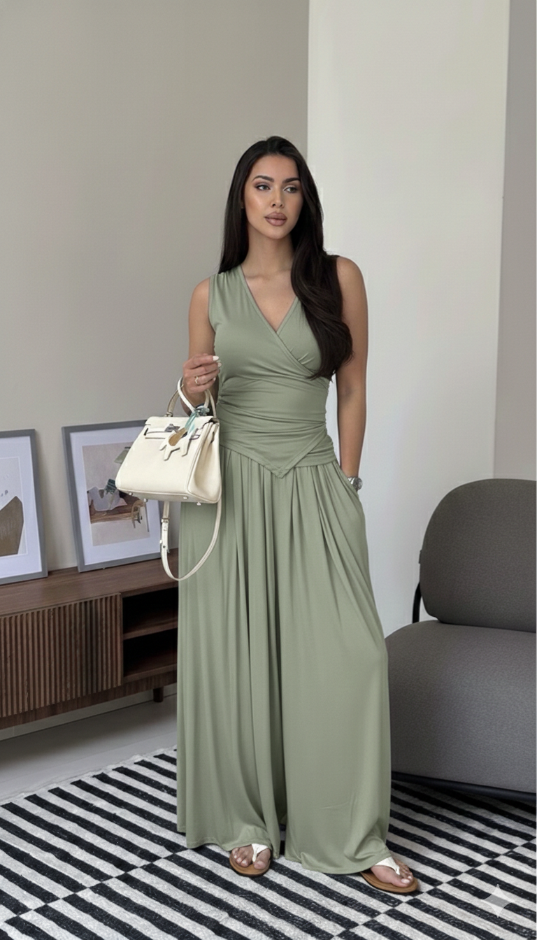 Sleeveless Wrap Co-ordinates