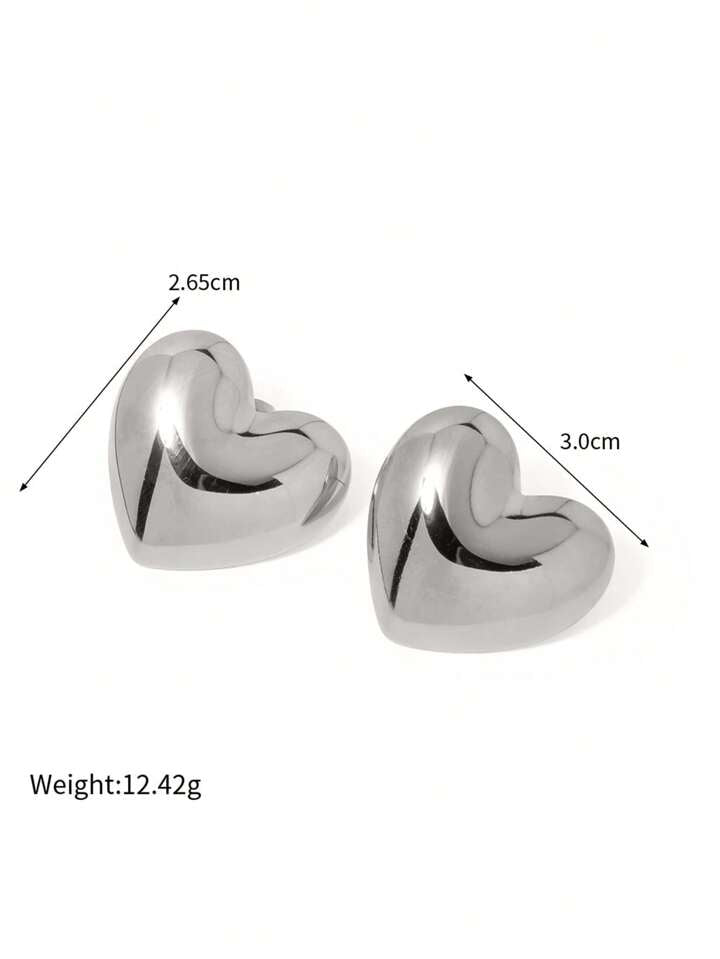 Heart Combo - Set Of 3 Heart Studs