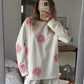 Crochet Flower Full Sleeves Top (Set Of 2)