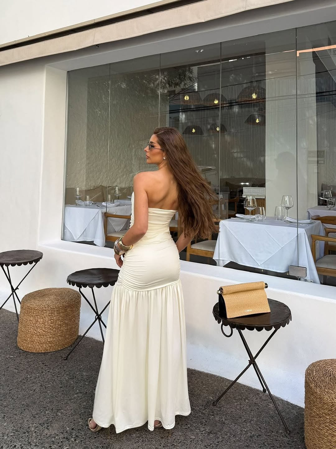 Cinderella Body-Hug Long Dress