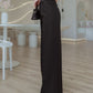 Empire Waist Wide Leg Pants