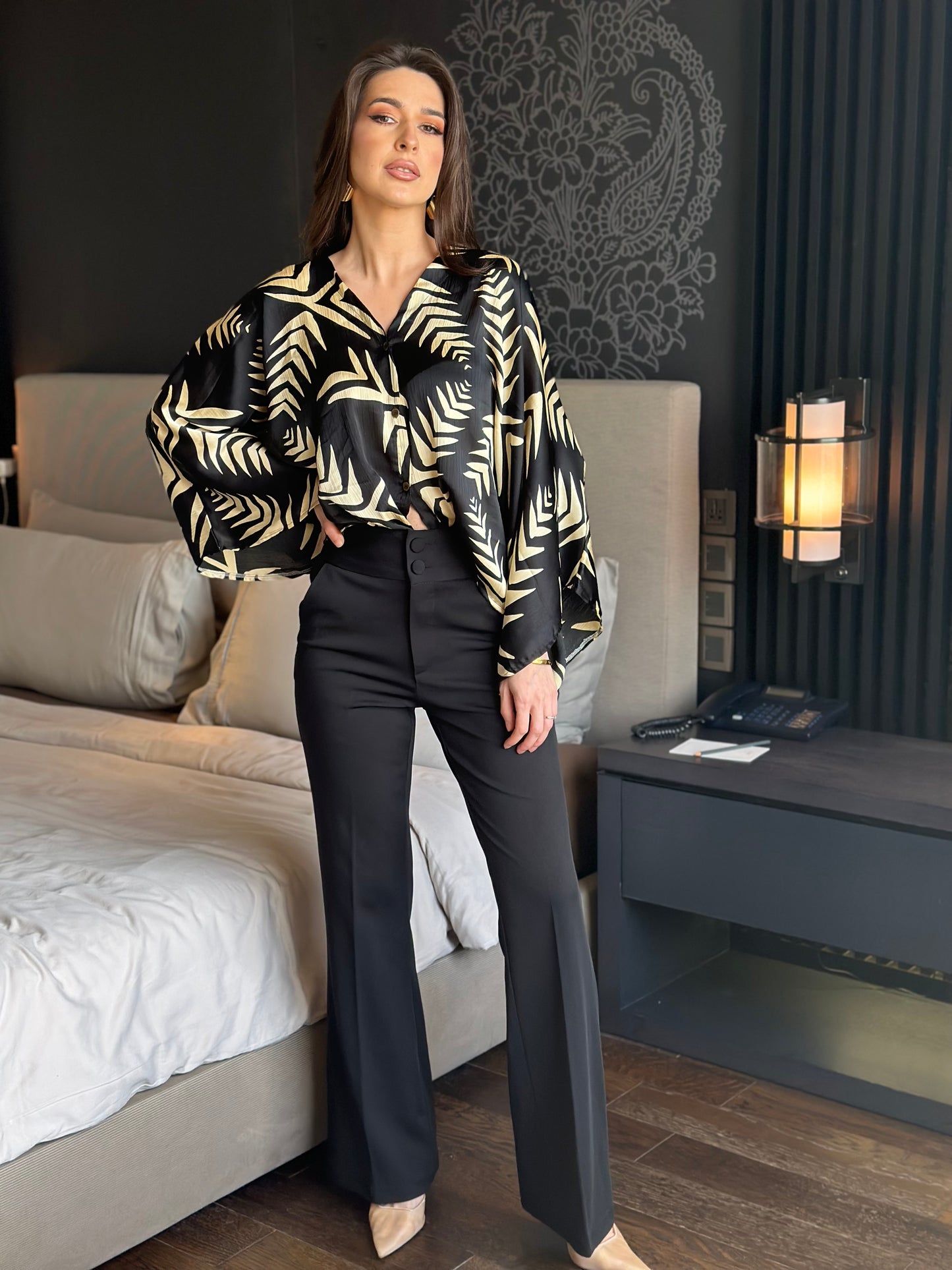 Set Of Oversized Shirt With Wider Bottom Pants