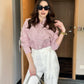 Cotton Striped Oversized Shirt