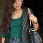 Plaid Blazer With Tank Vest