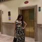 Golden Foil Skirt Set