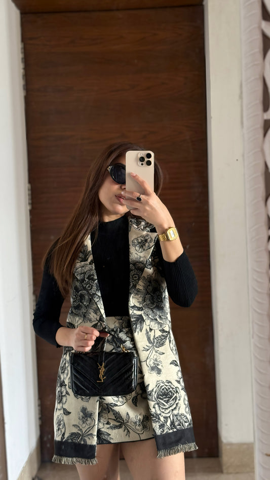 Floral Tapestry Wool Co-ord Set