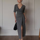 Wrap Around Midi Dress