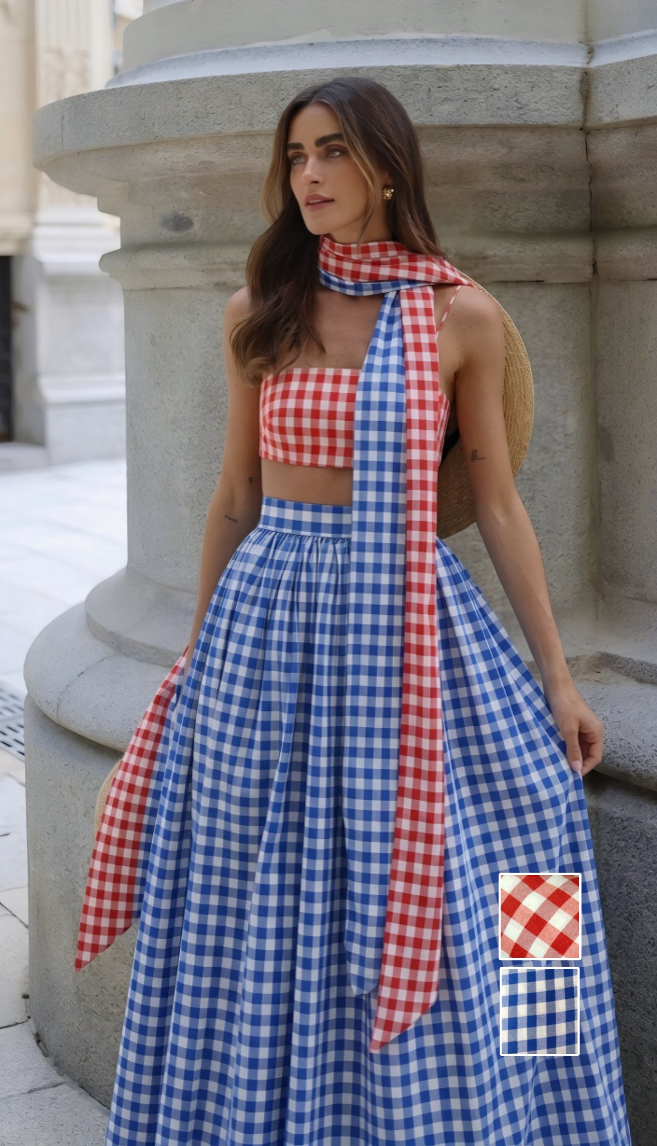 Color Confused Skirt Co-ordinates