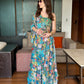 Abstract Printed Festival Fusion Co-ordinates